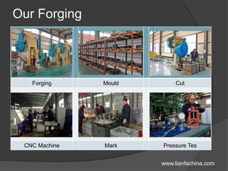 Our Forging
Forging Mould Cut
CNC Machine Mark Pressure Tes
www.lianfachina.com