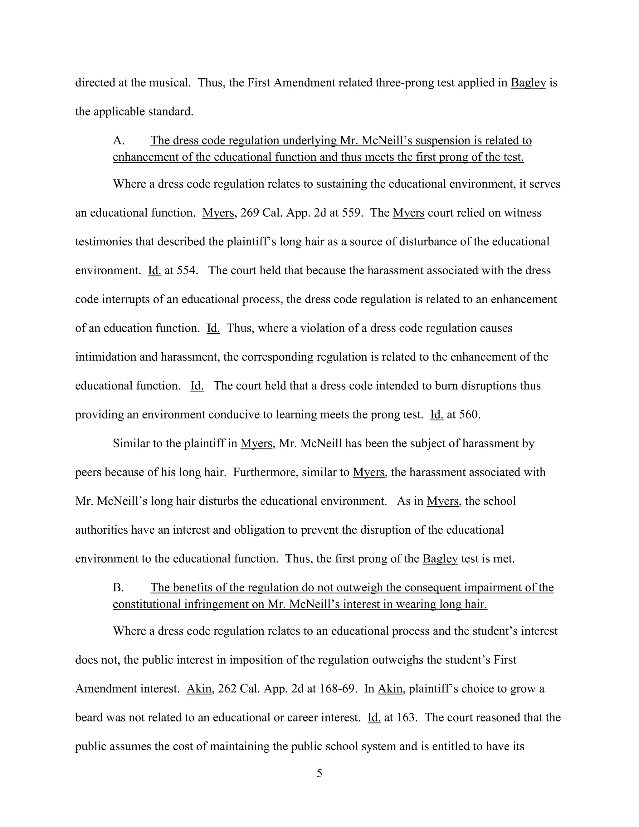 Law School Writing Sample - Interoffice Memorandum