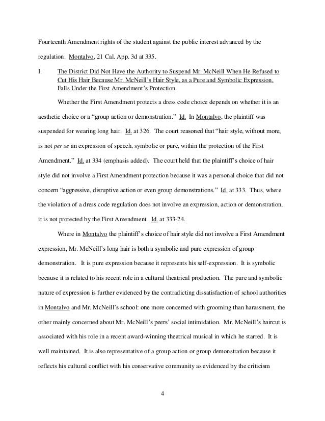 interoffice memorandum of law