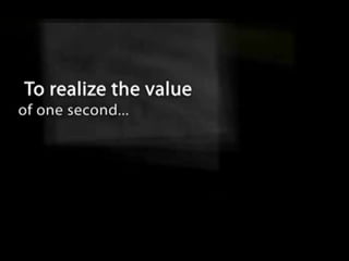 one day to one sec strategy
