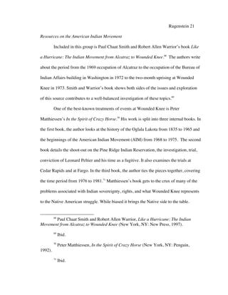 Paul Rugenstein Uprising at Akwesasne by Dr Rugenstein | PDF