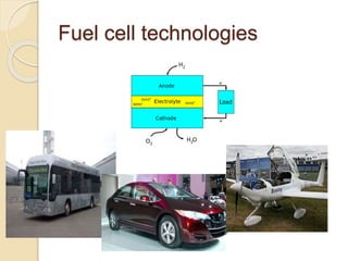 Fuel cell technologies
 