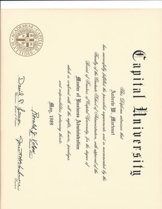 cert Martenet CU Diploma