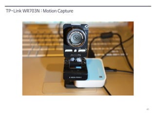 41 
TP-Link WR703N : Motion Capture 
 