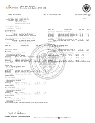 Schillo, David Transcripts | PDF