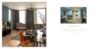 SW18 LIFE & STYLE
Spacious and bright, homes at Carters Yard enjoy well-proportioned, open-plan living areas
designed to suit today’s modern lifestyle. Each apartment includes a private balcony or terrace.
With a range of sizes there is an apartment at Carters Yard for everyone.
Image of Show Home
Image of Show Home
21
 
