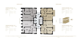 2 BEDROOM APARTMENT - A5.1
TOTAL AREA 68.91m2
| 741.75ft2
Kitchen / Living
/ Dining 7.52m x 4.12m | 24’7” x 13’6”
Master Bedroom 3.87m x 4.15m | 12’8” x 13’7”
Bedroom 2 2.70m x 3.53m | 8’10” x 11’7”
Balcony 1.52m x 3.63m | 4’11” x 11’10”
2 BEDROOM APARTMENT - A5.2
TOTAL AREA 62.69m2
| 674.80ft2
Kitchen 2.70m x 2.72m | 8’10” x 8’11”
Living / Dining 4.55m x 3.98m | 14’11” x 13’1”
Master Bedroom 3.98m x 3.72m | 13’1” x 12’2”
Bedroom 2 3.59m x 2.58m | 11’9” x 8’6”
Balcony 1.40m x 4.20m | 4’7” x 13’9”
2 BEDROOM APARTMENT - A5.4
TOTAL AREA 70.12m2
| 754.77ft2
Kitchen / Living
/ Dining 7.51m x 4.21m | 24’8” x 13’10”
Master Bedroom 3.87m x 4.28m | 12’8” x 14’1”
Bedroom 2 2.70m x 3.78m | 8’10” x 12’5”
Balcony 1.35m x 3.71m | 4’5” x 12’2”
2 BEDROOM APARTMENT - A5.3
TOTAL AREA 66.22m2
| 712.79ft2
Kitchen 2.71m x 2.72m | 8’11” x 8’11”
Living / Dining 3.97m x 4.55m | 13’0” x 14’11”
Master Bedroom 3.97m x 4.25m | 13’0” x 13’11”
Bedroom 2 2.58m x 4.00m | 8’6” x 13’1”
Balcony 1.40m x 4.20m | 4’7” x 13’9”
FIFTH FLOOR FIFTH FLOOR
KEY | C = Cupboard | A/C = Airing Cupboard | F/F = Fridge Freezer | B = Boiler | SR = Service Room
Courtyard
LIFT
LIFT
STAIRS
LOBBY
LOBBY
SRSR
A 5.4
MASTER
BEDROOM
BALCONY
BEDROOM 2
BATH
C
A/C
KITCHEN
HALL
LIVING / DINING
A 5.3
MASTER
BEDROOM
BALCONY
BEDROOM 2 BATH
CA/C
KITCHEN
HALL
LIVING / DINING
A 5.2
MASTER
BEDROOM
BALCONY
BEDROOM 2
BATH
CA/C
KITCHEN
HALL
LIVING / DINING
A 5.1
MASTER
BEDROOM
BALCONY
BEDROOM 2
BATH
C
A/C
KITCHEN
HALL
LIVING / DINING
Ground Floor
Penthouse
1st Floor Shared Ownership
2nd Floor
3rd Floor
4th Floor
5th Floor
6th Floor
Wandsworth High Street
Courtyard
WandsworthHighStreet
While these particulars and plans are prepared with all due care for the convenience of intending purchasers, the information contained herein is a preliminary guide only. Neither the vendors, nor their agents or
any person in their employ has any authority to make or give representation, warranty or guarantee (whether oral or written) in respect of, or in relation to, the development of any part thereof.
(Excluding Balcony) (Excluding Balcony)
(Excluding Balcony) (Excluding Balcony)
42 43
 