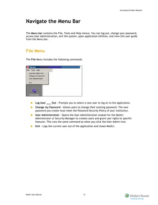 Medici 3.9 User Manual | PDF