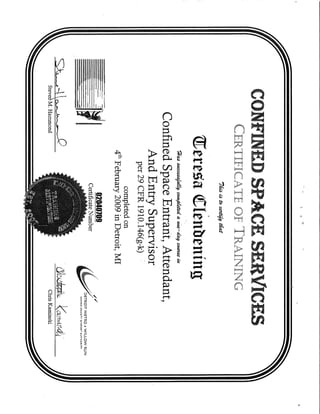 certificates