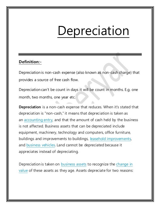 depreciating computer equipment
