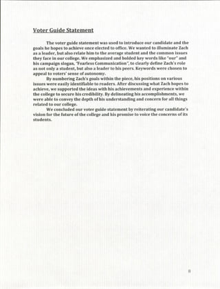 Zach Wesley Student Executive Campaign