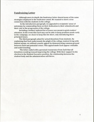 Zach Wesley Student Executive Campaign