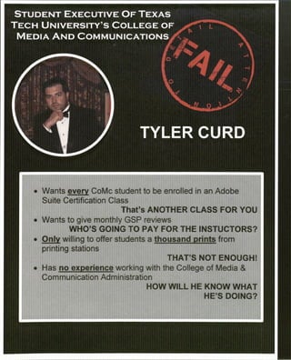 Zach Wesley Student Executive Campaign