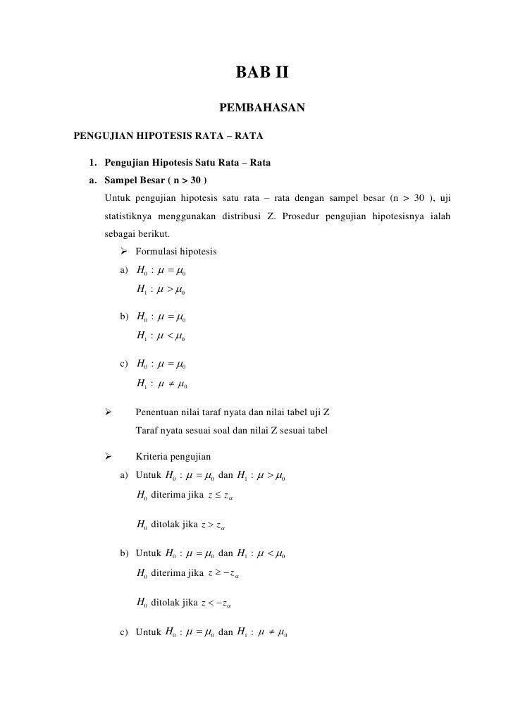Kumpulan Soal Uji Hipotesis Doc Uji Hipotesis Uji Variansi Dan Uji Kumpulan Soal Uji Hipotesis Doc Uji Hipotesis Uji Variansi Dan Uji