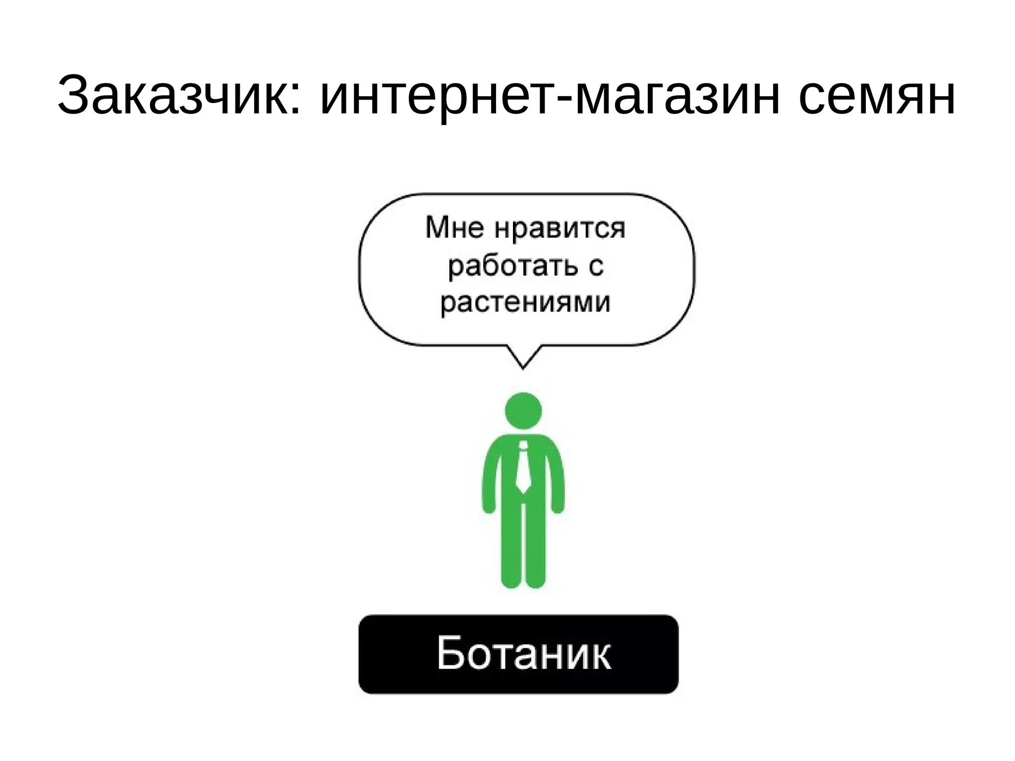 Заказчик: интернет-магазин семян
 
