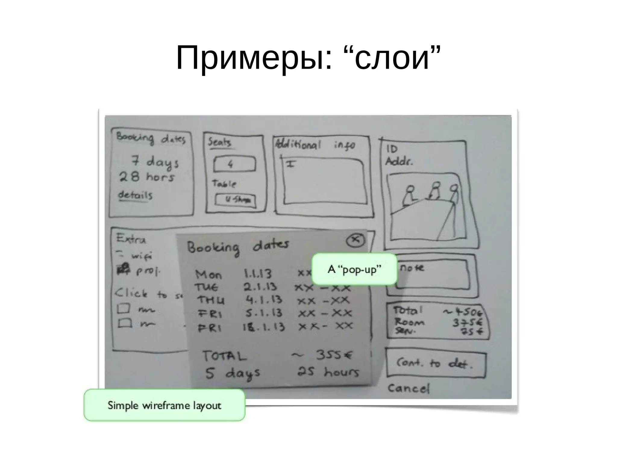 Примеры: “слои”
 