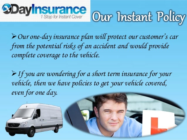 insurance for a day van