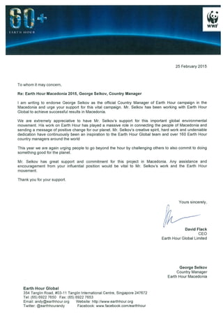 Earth Hour Letter of Support_Macedonia