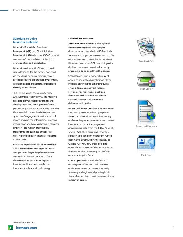 Lexmark CX860