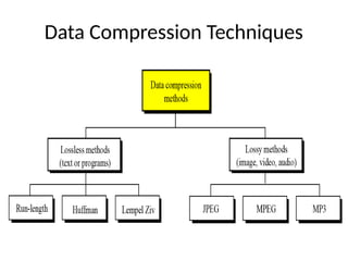 Data Compression Techniques
 