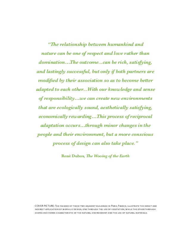 Practice of Biophilic Design