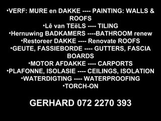 ROOF LEAKING SOLUTIONSs | PPS