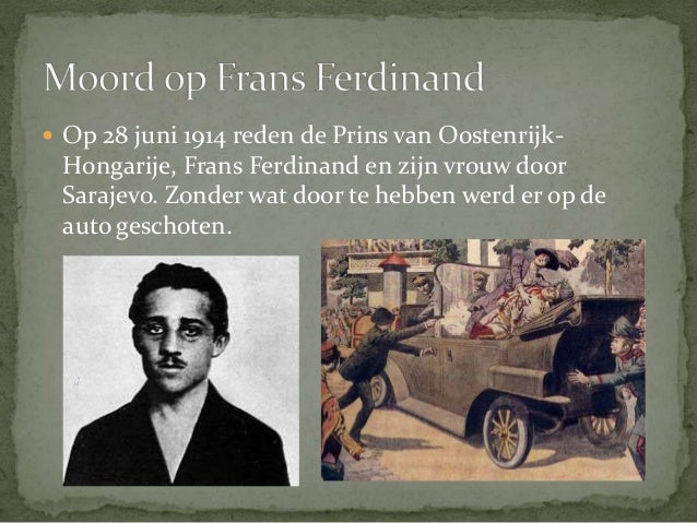 Hoofdstuk 1 - Paragraaf 1 de eerste wereldoorlog