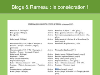 Blogs & Rameau : la consécration ! 