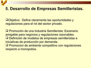 Definición de politica de semillas y sus elementos, Por Wilson Hugo -FAO