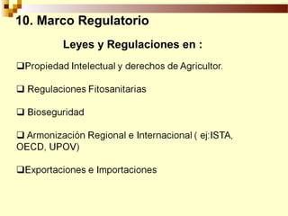 Definición de politica de semillas y sus elementos, Por Wilson Hugo -FAO