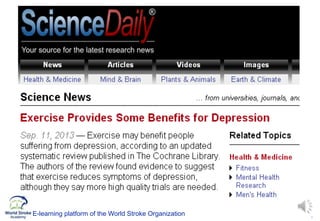 6
E-learning platform of the World Stroke Organization
 