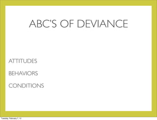 Defining Deviance | PDF