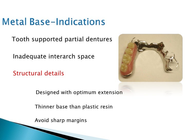 denture base considerations