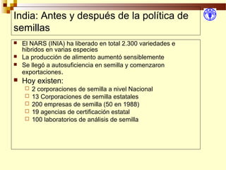 Desarrollo de sector semillerista con pequeñas empresas, Por Wilson Hugo - FAO