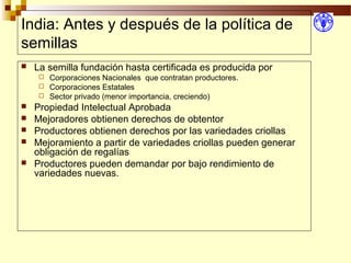 Desarrollo de sector semillerista con pequeñas empresas, Por Wilson Hugo - FAO