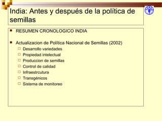 Desarrollo de sector semillerista con pequeñas empresas, Por Wilson Hugo - FAO