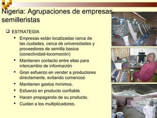 Desarrollo de sector semillerista con pequeñas empresas, Por Wilson Hugo - FAO