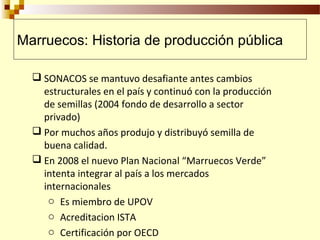 Desarrollo de sector semillerista con pequeñas empresas, Por Wilson Hugo - FAO