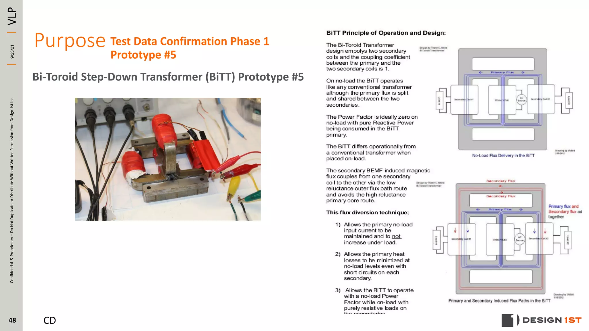 Design 1st Performance Confirmation Testing 2021 09-21 RE: Potential ...