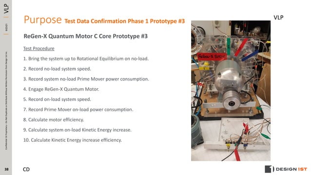 Design 1st Performance Confirmation Testing 2021 09-21 RE: Potential ...