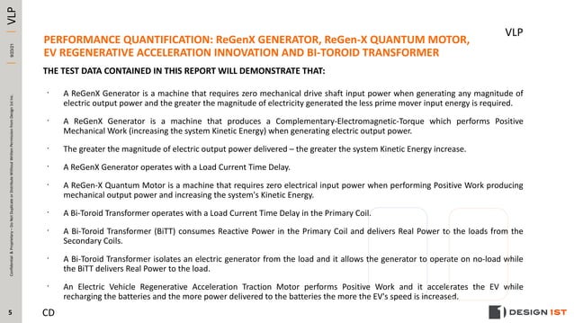 Design 1st Performance Confirmation Testing 2021 09-21 RE: Potential ...