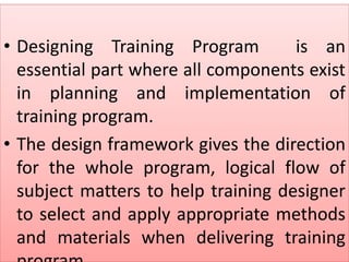 Designing Training Program.pptx27 | PPTX