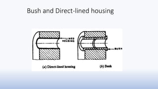 Bush and Direct-lined housing
 