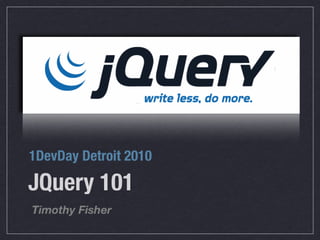 JQuery 101