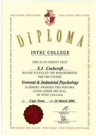 Psychology Diploma