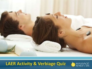 LAER Activity & Verbiage Quiz
 