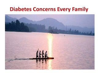 Diabetes Concerns Every Family
 