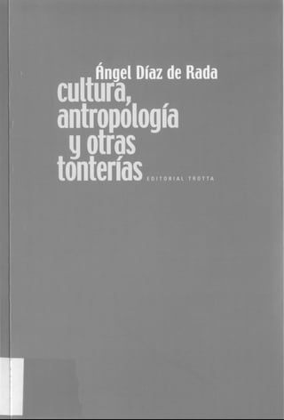 Cultura antropologica