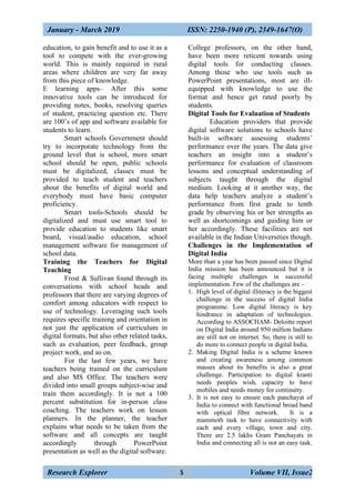 1 digital india implications in education sector | PDF