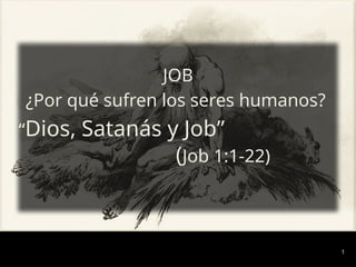 El sufrimiento humano y la fe en Dios: Estudio del libro de Job | PPTX